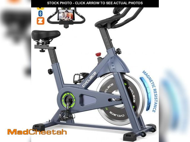 Lot 74-12430192 - Cyclace Exercise Bike, Magnetic Stationary Bike for Home, Low Noise Cardio Indoor Cycling Bike with ...