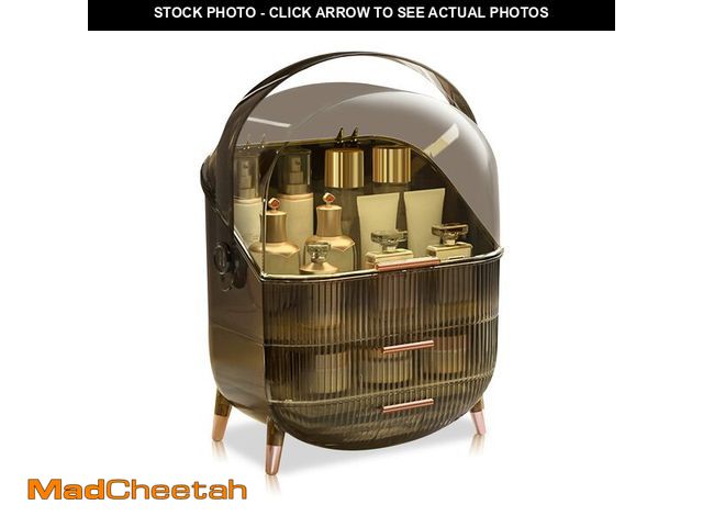 Lot 74-12971756 - Ergocar Portable Retro Series Multi-Function Make Up Case Dustproof Cosmetic Storage Box,Cosmetics S...