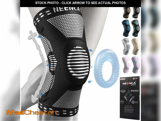 Lot 74-13628138 - NEENCA Professional Knee Brace for Pain Relief, Medical Knee Support with Patella Pad &amp; Side Sta...