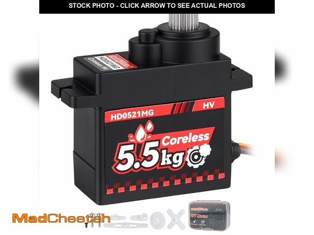 Lot 74-14209587 - HobbyPark Waterproof 5.5kg High Torque RC Micro Servo Coreless Motor Arduino Servo for Axial SCX24 1...