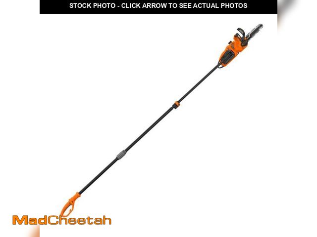 Lot 74-14392582 - 10 in. 8 AMP Corded Electric Chainsaw with Pole Attachment - UNUSED