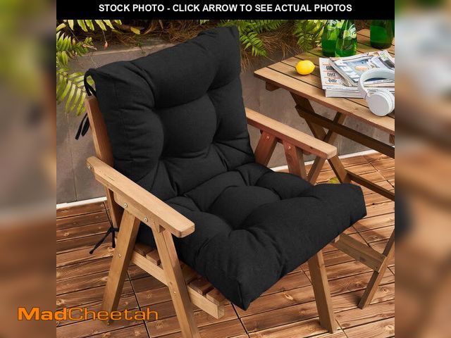 Lot 74-14585972 - SHANNA Outdoor Chair Cushions, Tufted Thicken Waterproof Patio Chair Pad Wicker Chair Seat Cushion w...
