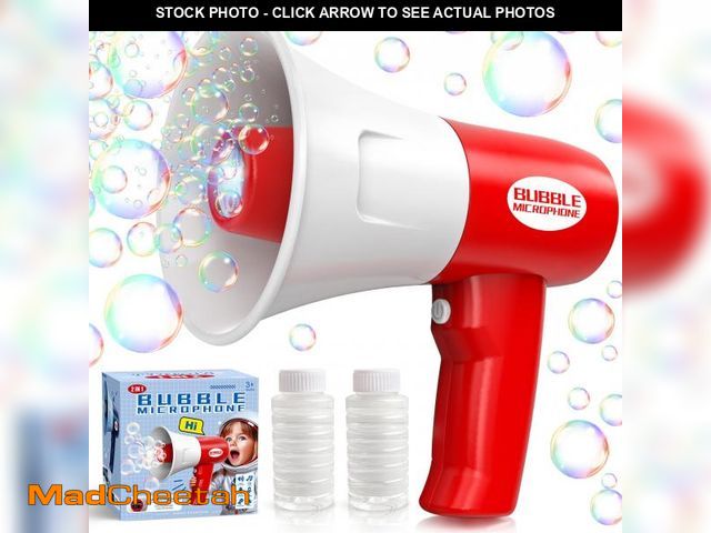 Lot 74-12304504 - Bubble-Machine Toys for Kids, Bubble Maker Gun with LED Light &amp; Music, Summer Outdoor Bubble Mic...