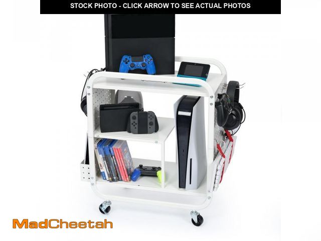 Lot 74-12149831 - Mythinglogic Gaming Station Organizer, Metal Game Controller Holder, Video Game Console Storage Rack...
