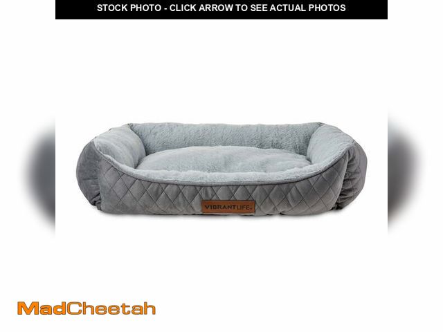 Lot 74-12556665 - Vibrant Life Quilted Cuddler Pet Bed, 1 Count, 26" x 20" - UNUSED
