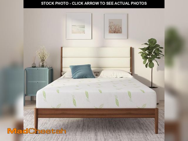 Lot 74-12137908 - NapQueen Twin Size, 6 Inch Anula Green Tea Infused Memory Foam Mattress, Bed in a Box, CertiPUR-US C...