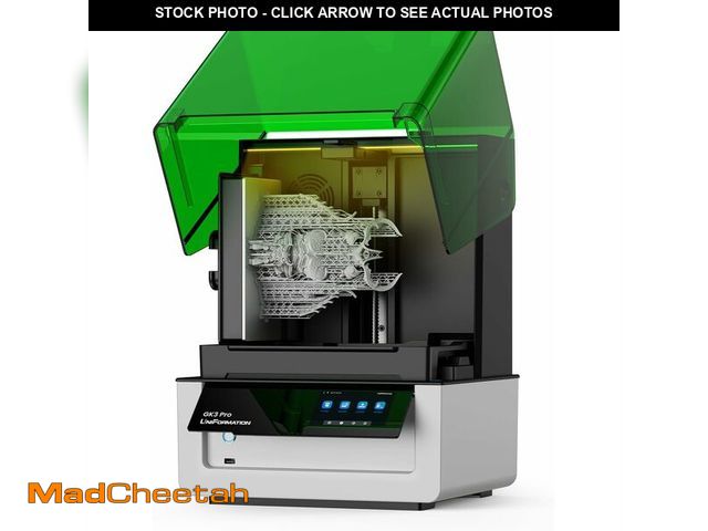 Lot 74-12762702 - UniFormation GK3 Pro Resin 3D Printer 16K HD LCD 385nm COB Light Source with Smart Heating System &a...