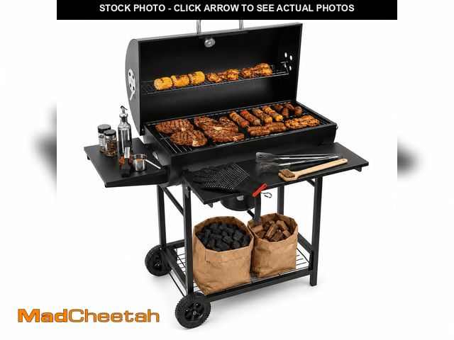 Lot 74-14604264 - (MISSING HARDWARE) laraVist Portable Charcoal Grill, 589.32 SQ IN Cooking Area with Foldable Side Ta...