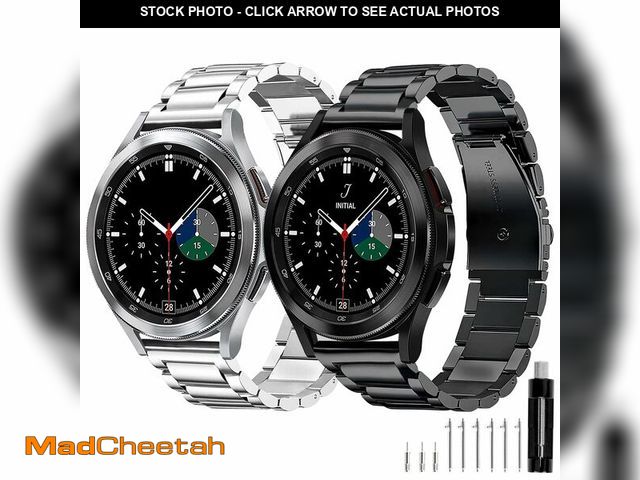 Lot 74-12712398 - GOLDTOLUCK Stainless Steel Band Compatible with Samsung Galaxy Watch 8 7 6 5 4 Classic FE Pro 40mm 4...