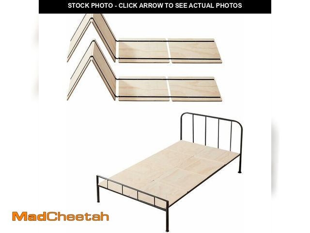 Lot 74-13582806 - VEVOR Bunkie Board Twin Size, 35" x 71" Foldable Box Spring, 0.4" Thicker Wooden Bed Boards for Unde...