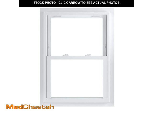 Lot 74-12911269 - American Craftsman 29.75 in. x 40.75 in. 70 Series White Double Hung Low-E Argon Glass Vinyl Fin wit...
