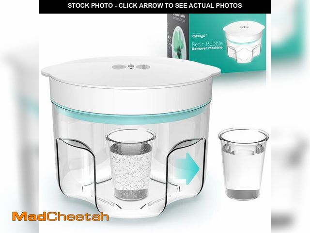 Lot 74-12682393 - ISTOYO Upgraded Resin Bubble Remover, Remove 99% Bubble in 8 Minutes, 95kPa Vacuum Epoxy Resin Airle...