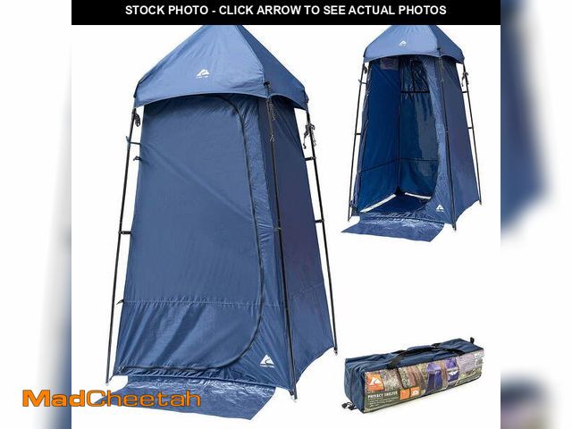 Lot 74-12556693 - Ozark Trail Camping,  Shower, Picnics and Utility Tent, 1 Person Capacity,  Blue Color, Easy To Set ...