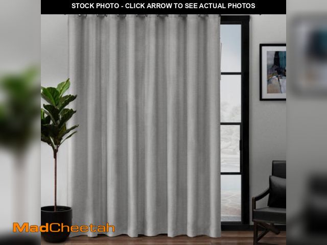 Lot 74-2250625 - Corrigan Studio Heil Patio Solid Color Room Darkening Grommet Single Curtain Panel EXCH1710 Curtain ...