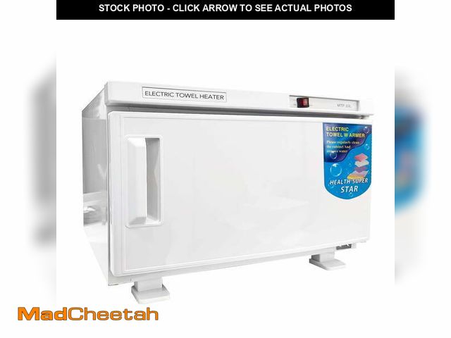 Lot 74-12764101 - Behome 25L Towel Warmer, White Large Hot Bath Towel Warmer Cabinet with Stainless Steel Racks, Heati...