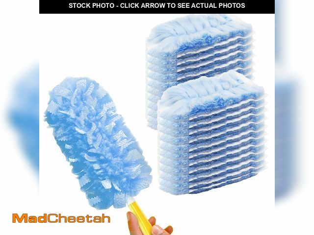 Lot 74-12708689 - 60 Count 360 Dusters Refills Compatible with Swiffer Duster with 2 Upgrade Hands - UNUSED