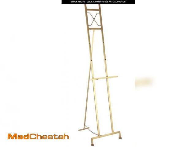 Lot 74-12096044 - Deco 79 Metal Display Easel Large Adjustable 3 Tier Floor Standing Easel with Chain Support, Display...