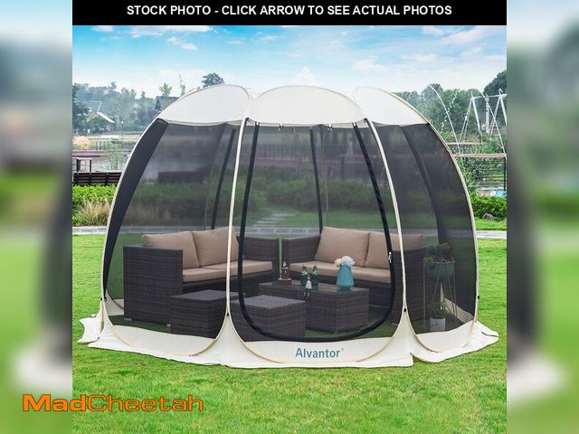 Lot 74-13802971 - AlvantorÃ Screen House Room Camping Tent Outdoor Canopy Pop Up Sun Shade Shelter 10 Mesh Walls Not ...