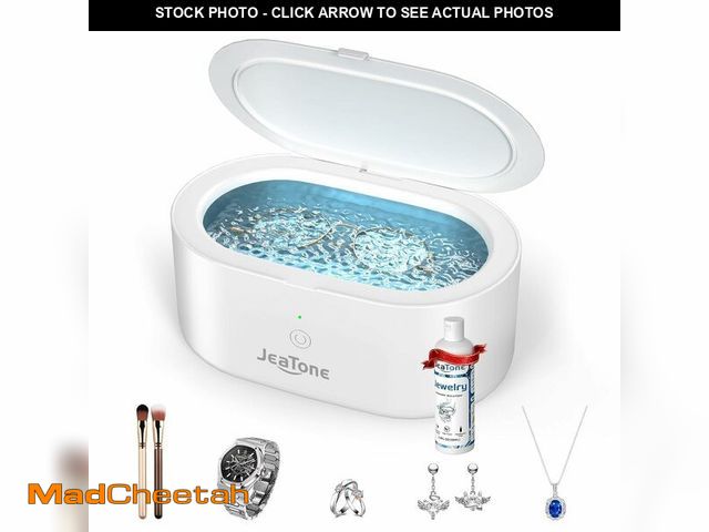 Lot 74-13570660 - JeaTone Ultrasonic Jewelry Cleaner, 46KHz Sonic Jewelry Cleaner Machine for All Jewelry, Eyeglasses,...