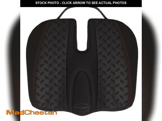 Lot 74-12536945 - Dr. Scholl's Black Max Support Copper-Infused Posterior Seat Cushion, 46200WDI, 2.82 lbs - UNUSED