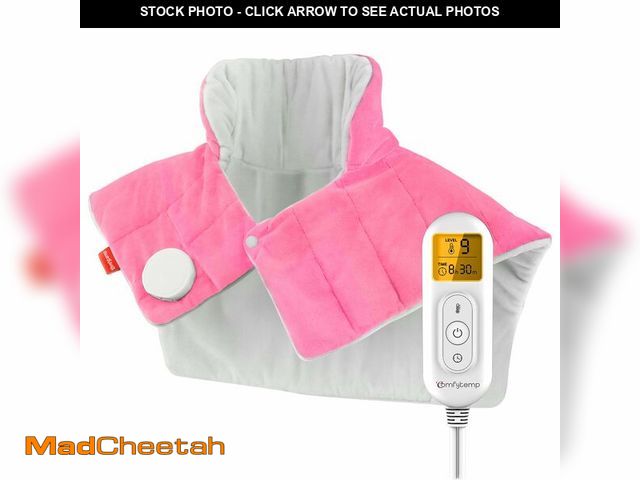 Lot 74-13541667 - Comfytemp Heating Pad for Neck and Shoulders and Back, 2.6lb Weighted Electric Heating Pads, Large H...
