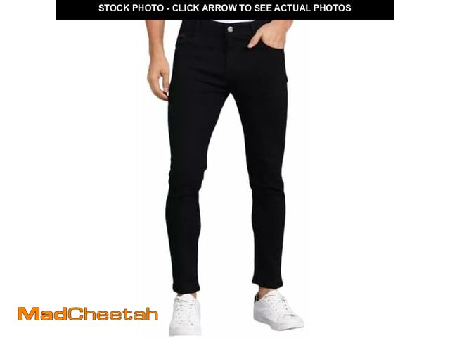 Lot 74-13764423 - SKAI Jeans &amp; Casuals Authentic Wear Men's Slim Mid Rise Black Jeans, 30x30 - UNUSED