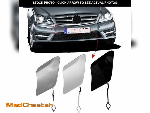 Lot 74-13622947 - CABOHON Front Bumper Tow Hook Cover for Mercedes Benz C Class W204 AMG Line C180 C200 C220 C250 C280...