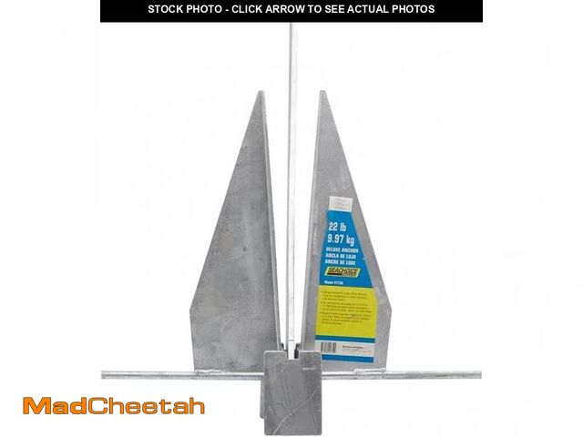 Lot 74-12098492 - Seachoice Deluxe Anchor, Hot Dipped Galvanized, Size 22S - USED
