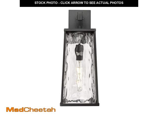 Lot 74-14217009 - Millennium Lighting Dutton 19.75 in. 1-Light Powder Coated Black Transitional Outdoor Hardwired Wall...