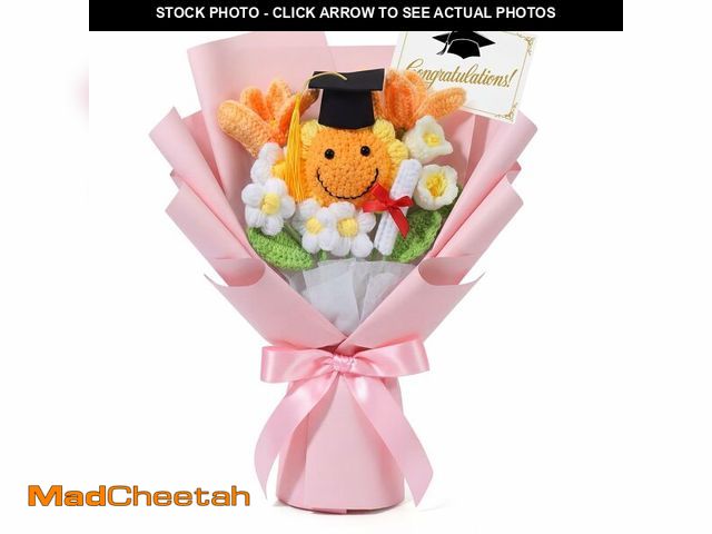 Lot 74-13959636 - Dingion Graduation Flower Bouquet Gifts Class of 2026 Graduation Gift for Her Mortarboard Sunflower ...