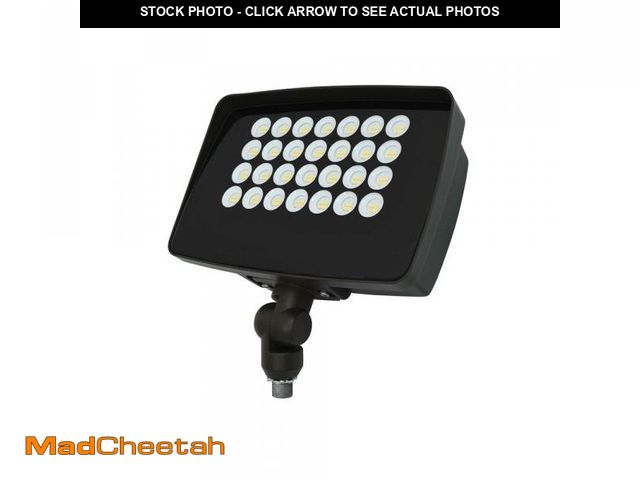 Lot 74-12412691 - (MISSING HARD WARE) medinah power led security flood light 100w, 14000 lumens - USED
