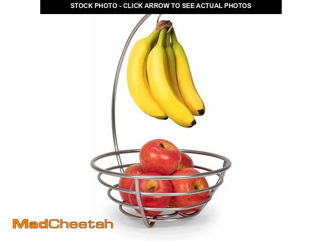 Lot 74-12829215 - Spectrum Diversified Euro Small Tree &amp; Basket Hanger &amp; Fruit Basket, Produce Saver Banana Ho...