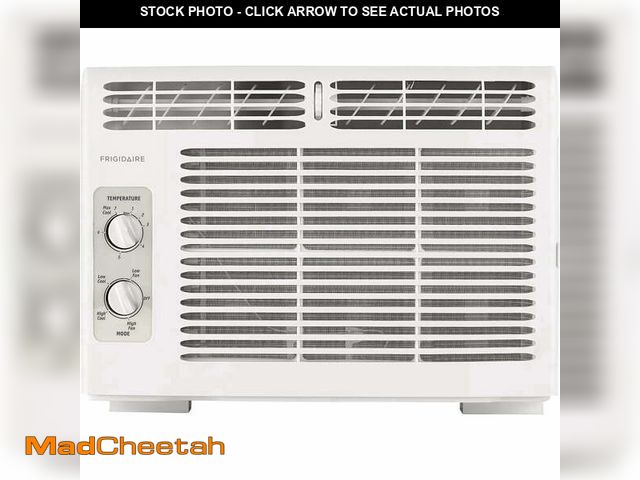 Lot 74-14435965 - Frigidaire 5,000 BTU Window Air Conditioner for Small Rooms, Dial Controls, Quiet Efficient Cooling,...