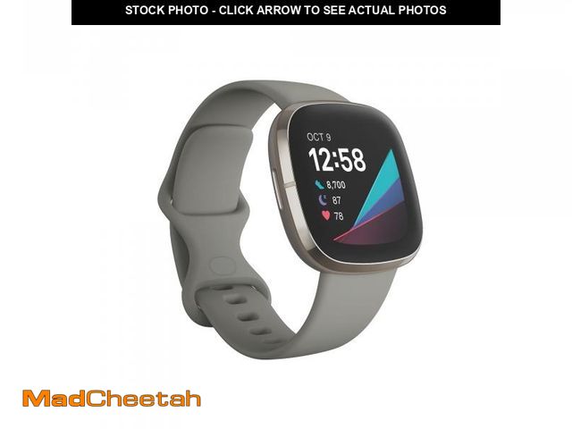 Lot 74-12215704 - Fitbit Sense Advanced Smartwatch with Tools for Heart Health, Stress Management &amp; Skin Temperatu...