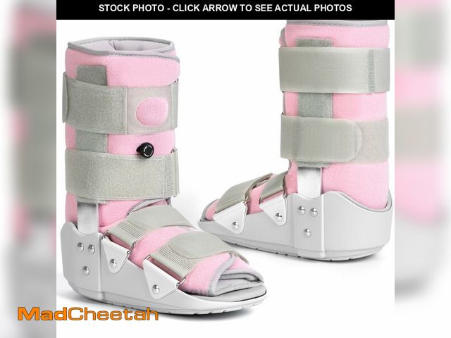 Lot 74-13627573 - Medibot Medical Grade Fracture Boot - Adjustable Walking Cast for Foot &amp; Ankle Injuries Secure S...