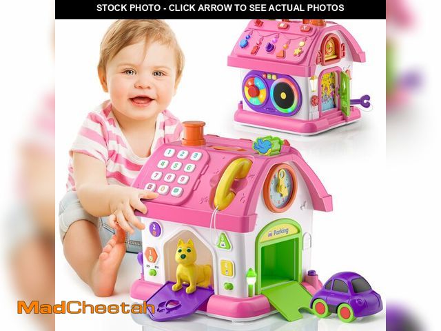 Lot 74-12717646 - Talkfun Montessori Toy for 1 Year Old Girl Gifts, Musical Bilingual Educational Toddler Toy Age 1-2 ...