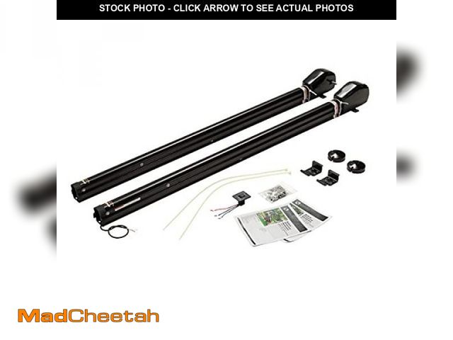 Lot 74-12203773 - Solera 3000 Series Short Black Universal RV Awning Arms &amp; Hardware Kit with One-Touch Power Exte...