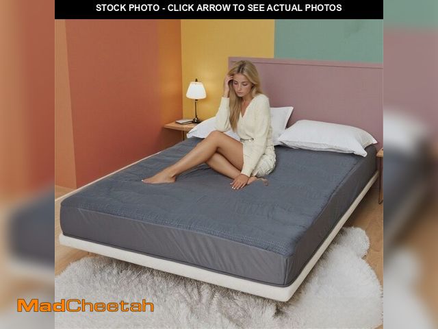 Lot 74-14271632 - RALYSUN Electric Mattress Pad Full Size 54"x75" for Home Use, Premium Brushed Fabric, 4 Heat Setting...