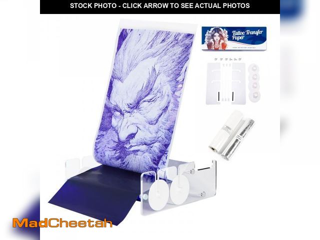 Lot 74-12443072 - Tattoo Transfer Paper-98ft Tattoo Roll Paper,Two-Layer Thermal Transfer Paper for Roll Paper Tattoo ...
