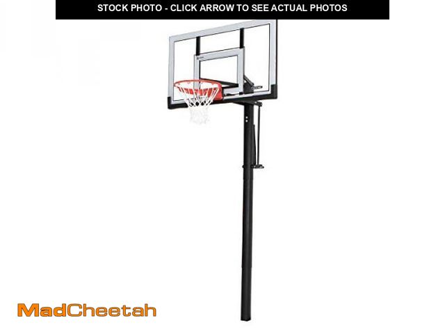Lot 74-12207273 - Lifetime Adjustable in-Ground Basketball Hoop (54-inch Acrylic) - 90878 - UNUSED