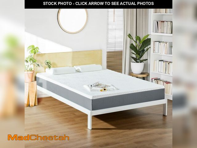 Lot 74-13734194 - Olee Sleep 10 Inch Ventilated Gel Infused Memory Foam Mattress, CertiPUR-USÃ Certified, Gray, Twin ...