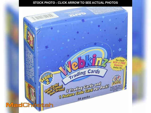 Lot 74-12707301 - Webkinz Trading Cards Series 2 Sealed Box 36 Packs - UNUSED