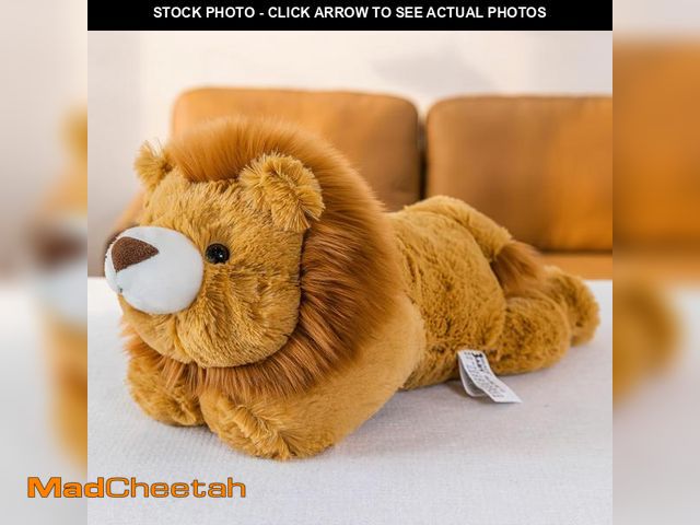 Lot 74-12216158 - Gisqis Giant Lion Stuffed Animals 17" Large Stuffed Lion Plush Pillow Throw Super Soft Cushion Reali...
