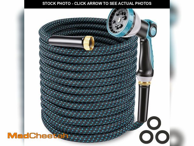 Lot 74-14211885 - Non-Expandable Garden Hose Ã¢â¬â Ultra Lightweight &amp; Leak-Proof Kink-Free Water Hose with 10-...