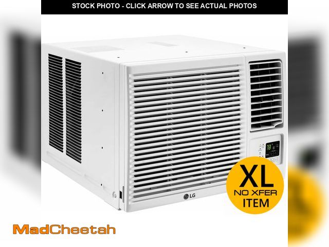 Lot 74-12731476 - *DIRTY* LG 7,600 BTU Window Air Conditioner with Heat, 115V, Cools 330 Sq.Ft. for Bedroom, Living Ro...