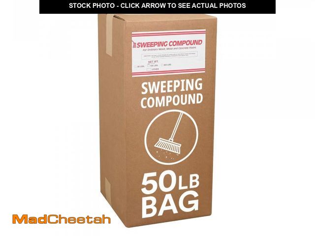 Lot 74-12519519 - *SEE DETAILS* Partners Brand Gritless Floor Sweeping Compound - 50 LB. Bag | Commercial Grade, Sand-...