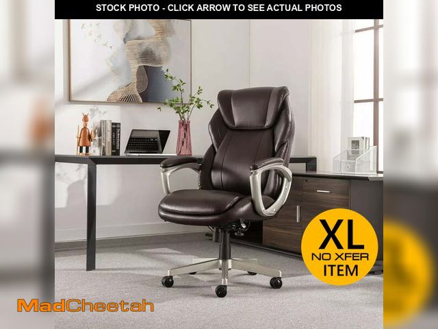 Lot 74-12948014 - La-Z-Boy Westley Big &amp; Tall Executive Office Chair, Active Lumbar Support, Brown - USED