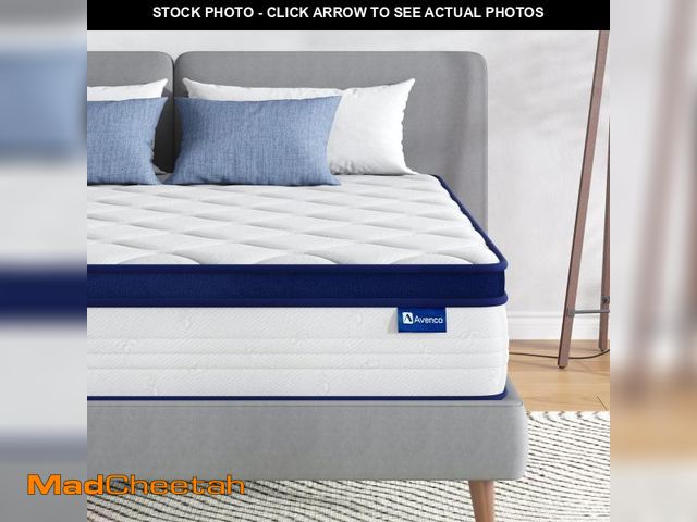 Lot 74-12160699 - Avenco King Size Mattress, 12 Inch King Mattresses in a Box, Hybrid Spring Mattresses with Comfort F...