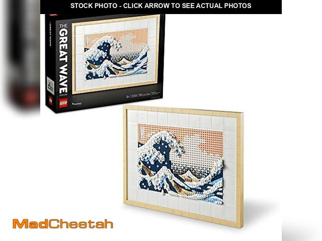 Lot 74-12848984 - LEGO Art Hokusai The Great Wave Framed Japanese Wall Art Building Set - Unique Wall Decor for Home, ...