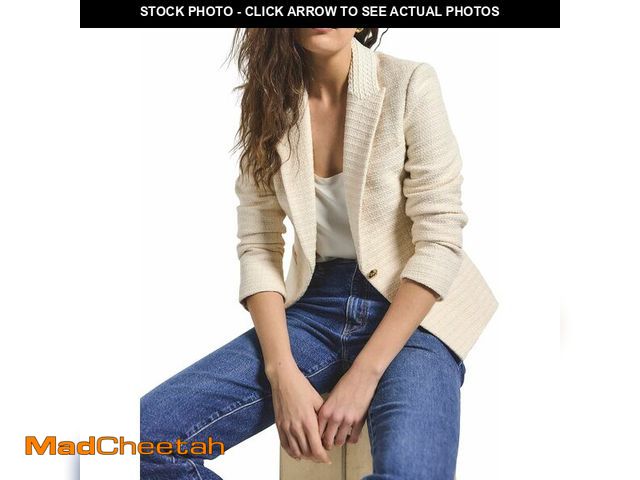 Lot 74-13212823 - Derek Lam 10 Crosby Women's Ralph Jacket, Ecru Multi, 10 - UNUSED